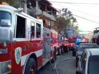 Incendio en casa habitación en San Juan Chapultepec