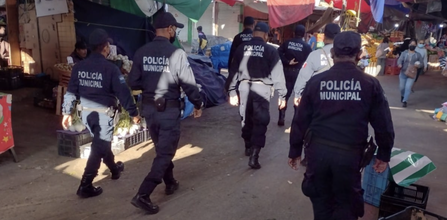 Secretaría de Seguridad Ciudadana, Movilidad y Protección Civil realiza acciones de prevención de manera permanente en el Mercado de Abasto