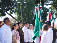 Convoca Gobernador Salomón Jara a trabajar bajo principios y valores patrióticos por el bienestar y la igualdad