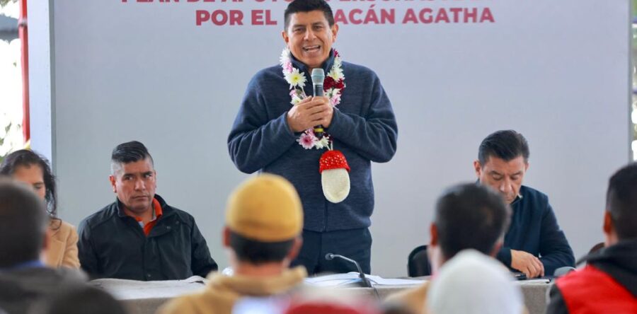 Supervisa Gobernador de Oaxaca obras y acciones en municipios afectados por Ágatha