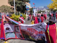 Marchan indígenas Triquis piden retorno seguro para sus comunidades