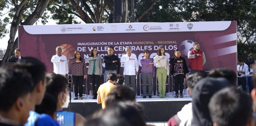 Inaugura Francisco Martínez Neri, la etapa municipal – regional de Valles Centrales de los juegos nacionales CONADE 2023
