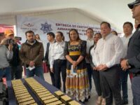 Entregan equipos de trabajo y certificados a policías de Santa Lucía del Camino