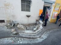 Personal del Ayuntamiento destruye pila sobre la calle de Trujano