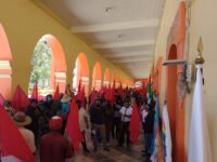 Protesta el FPR en Asunción Nochixtlán
