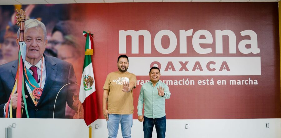 Toman protesta Comités de Defensa de la 4T en Oaxaca