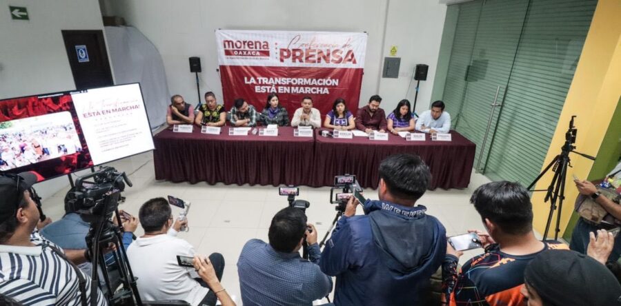 Organiza Morena actividades para el 8M y 100 días de gobierno en Oaxaca