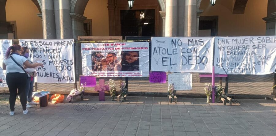 En huelga de hambre mujeres del colectivo Violencia X ser Mujer