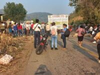 Por la falta del servicio de agua potable se movilizan habitantes de Mazin Grande