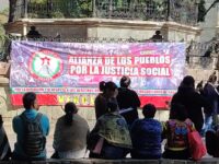Integrantes de la Alianza de Pueblos por la Justicia Social piden dialogar con el gobierno del estado