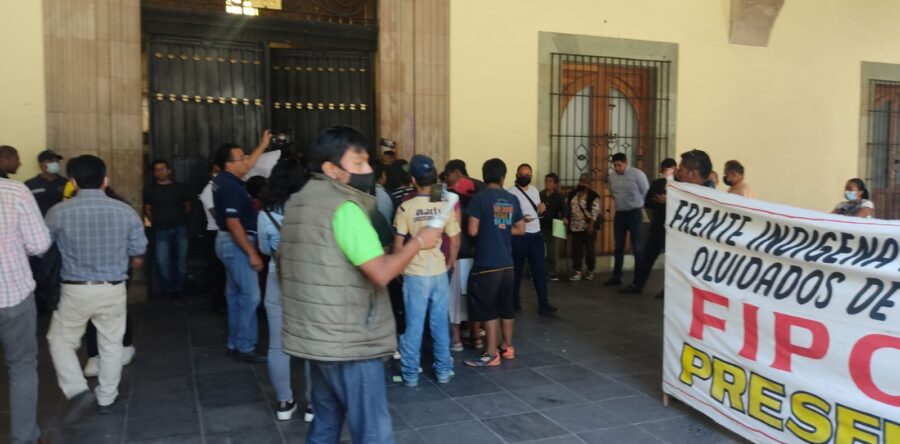 Pide el FIPO atención a sus demandas y una reunión con la autoridad estatal
