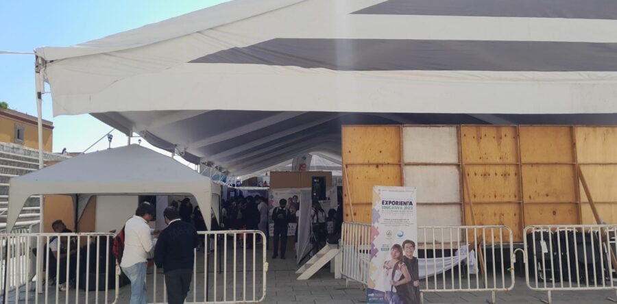 Continúa la Exporienta Educativa 2023 en la Plaza de la Danza