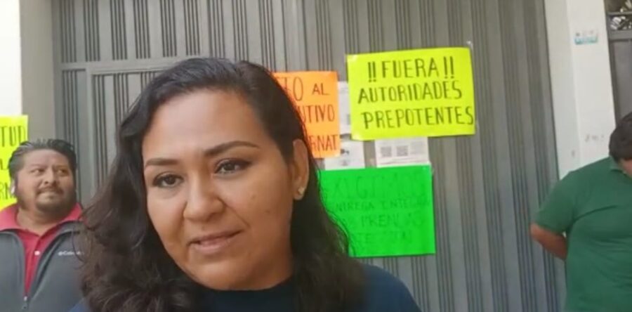 Continúa la protesta de los trabajadores de la Semarnat