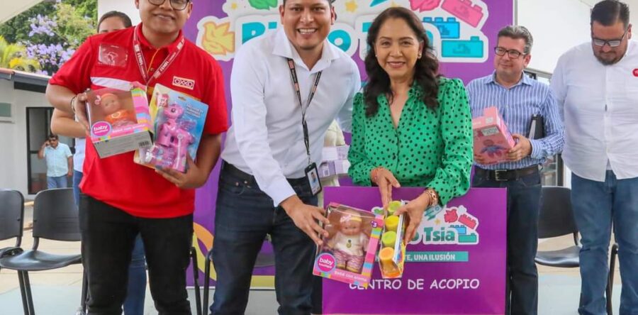 La solidaridad de las y los oaxaqueños se hace visible en la colecta “Bidao Tsia, un juguete, una ilusión”