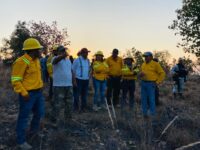 Colabora Sego en labores para sofocar incendio entre Santo Domingo Yosoñama y San Juan Mixtepec