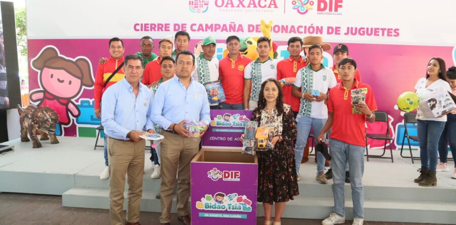 Supera expectativas Bidao Tsia; se recaudan más de 50 mil juguetes para la niñez oaxaqueña