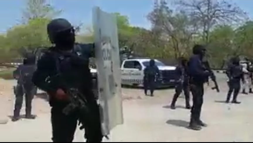 Desalojan el plantón en Mogoñé Viejo de quienes se oponen al Corredor Interoceánico