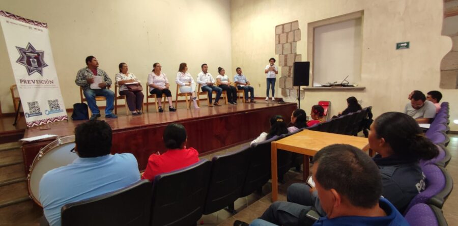 Despliega SSPC jornada de prevención en Tlacolula de Matamoros