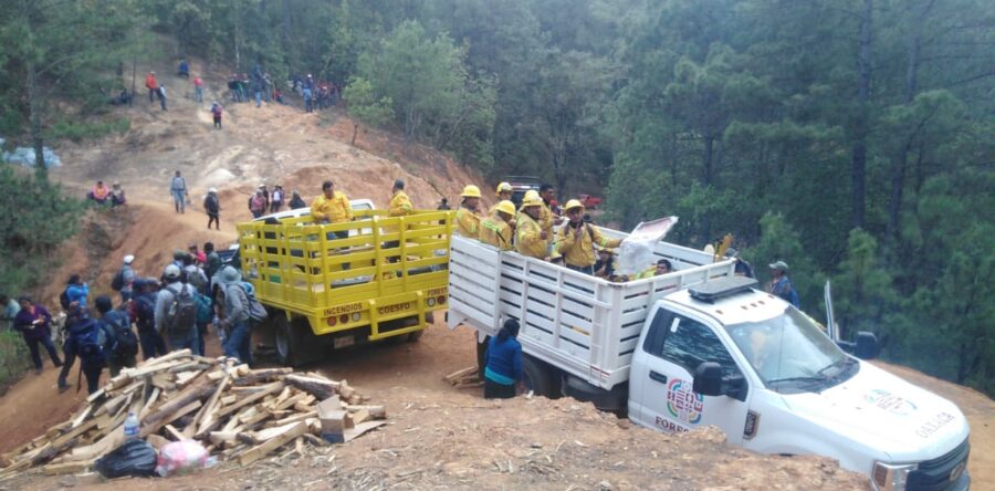 Controlado al 100% incendio en Etla: Coesfo
