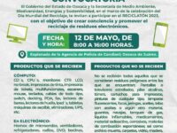 Arrancará Gobierno de Oaxaca programa de acopio de residuos eléctricos y electrónicos