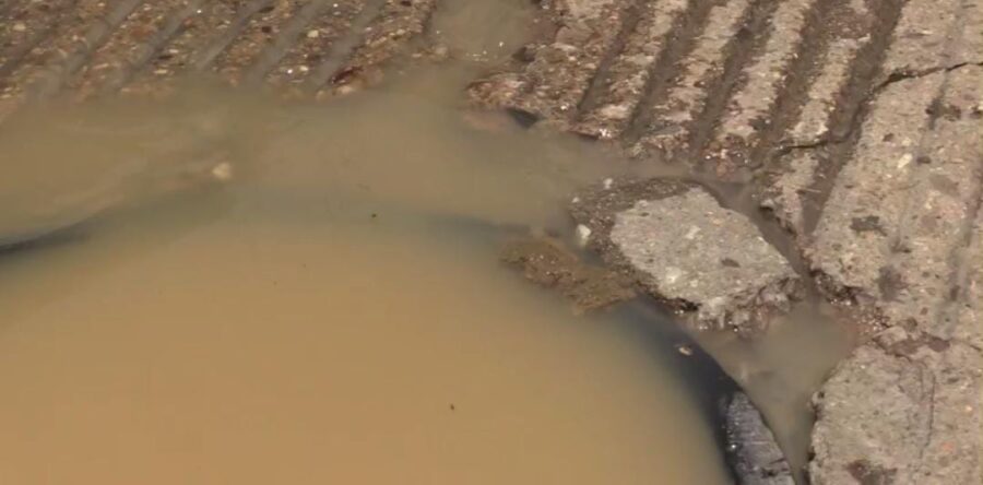 Denuncian brote de aguas negras en una primaria en el Rosario