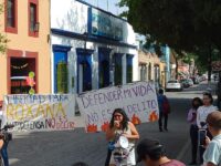 Protestan mujeres en Oaxaca piden justicia para Roxana