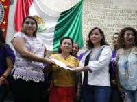 No más violentadores en el gobierno, pide brigada violeta al H. Congreso de Oaxaca