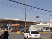 Protesta la Sección XXII en el ADO y en el Aeropuerto