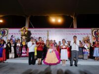 Leticia Santiago Guzmán, representante de la cultura chatina de Santiago Yaitepec es la Diosa Centéotl