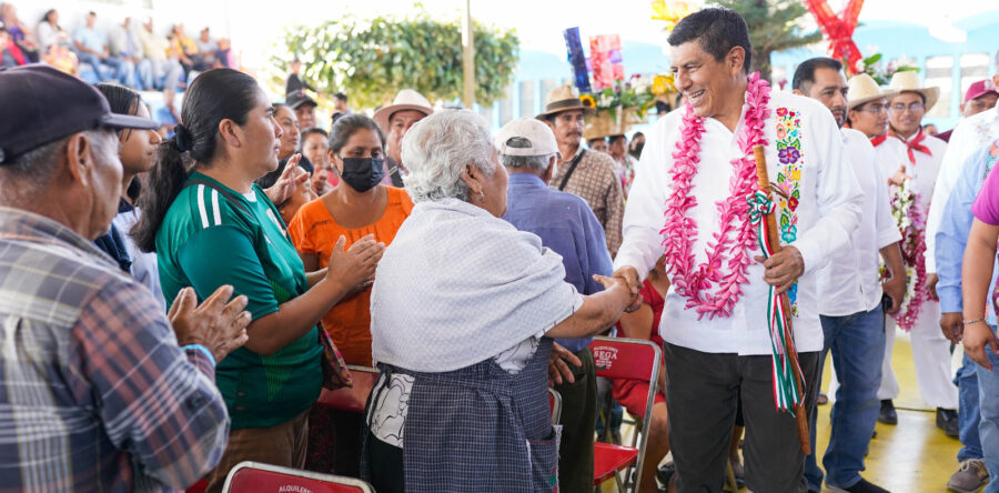Continúa Salomón Jara impulsando la transformación en Valles Centrales