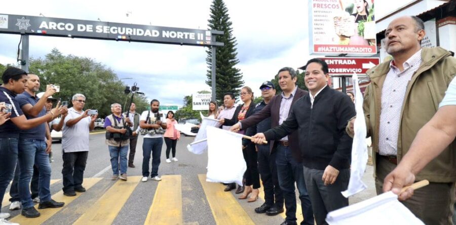 Inauguran el “Arco Norte II” en Santa Lucía del Camino.