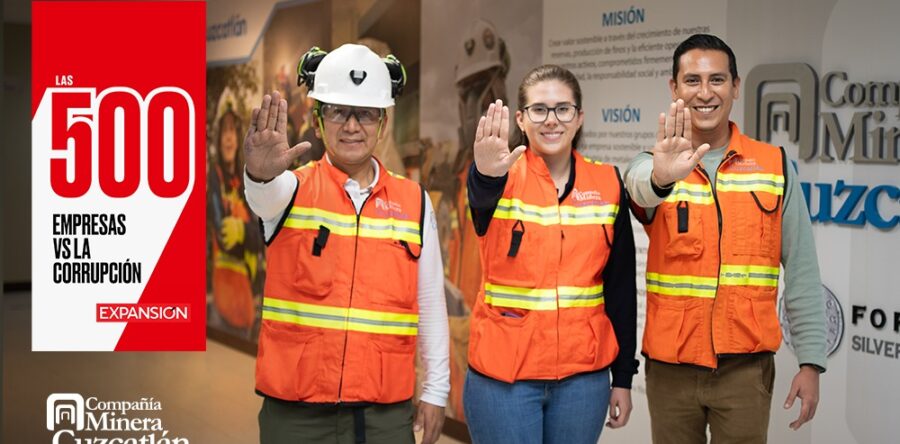 Compañía Minera Cuzcatlán en el ranking de Grupo Expansión por aplicar políticas anticorrupción