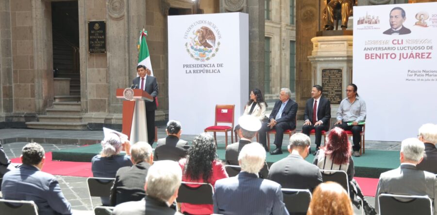 Benito Juárez es el espíritu de la Primavera Oaxaqueña: Salomón Jara