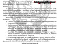 Irán Santiago Manuel no representa la lucha magisterial: Sección XXII