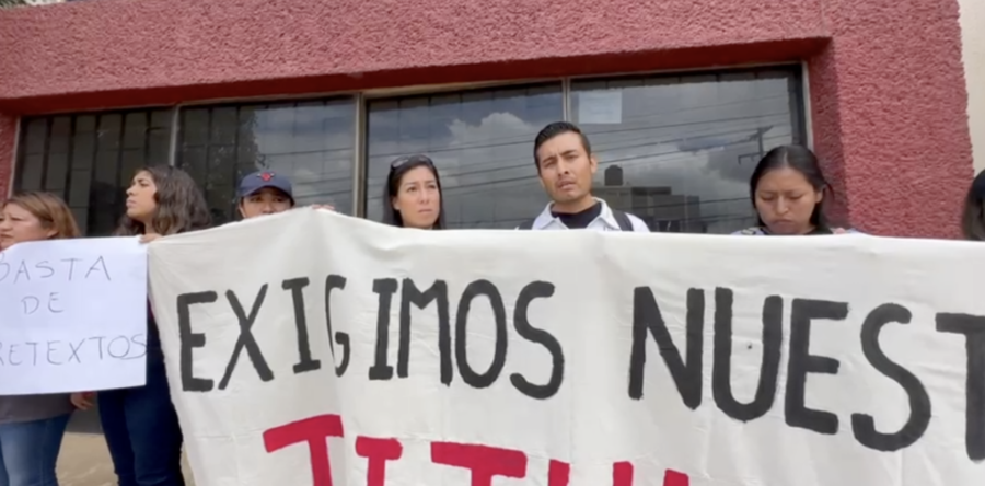 Egresados del IESAEO exigen su título universitario