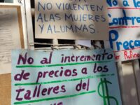 Trabajadores del taller Rufino Tamayo protestan en la Seculta