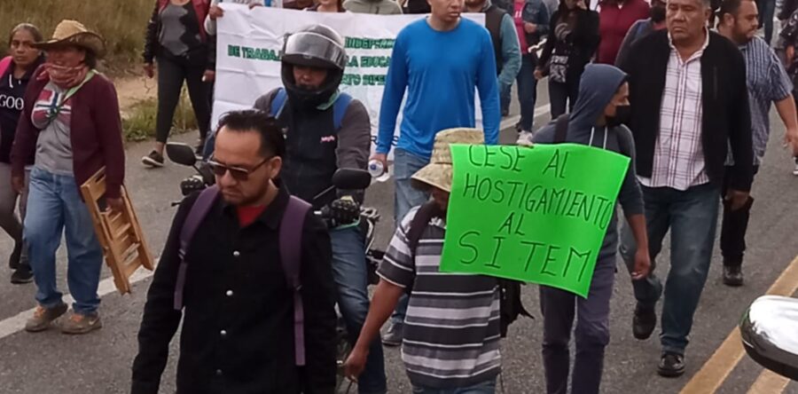 SITEM se moviliza en Oaxaca