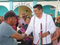 Convoca Salomón Jara a Asunción Ocotlán a combatir marginación, pobreza y corrupción