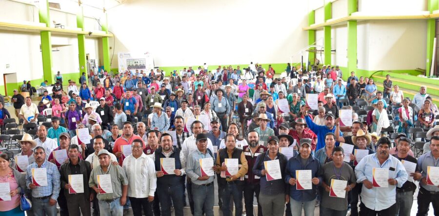 Primordial el fortalecimiento de ejidos y comunidades para la construcción de paz social en Oaxaca
