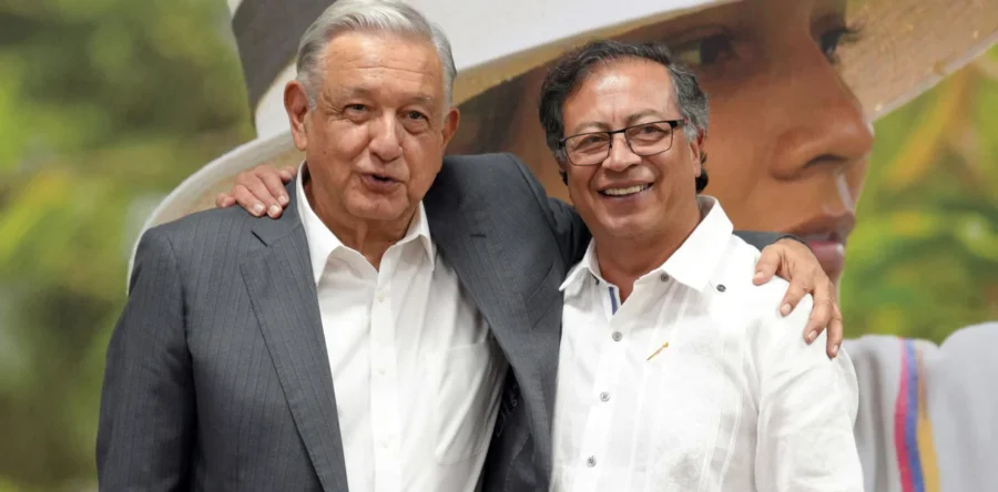 Petro y AMLO se reúnen por primera vez en Colombia para hablar de paz y de drogas
