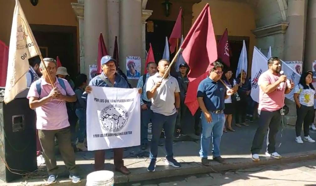 Se movilizan para exigir la liberación inmediata de Aquilino Arista