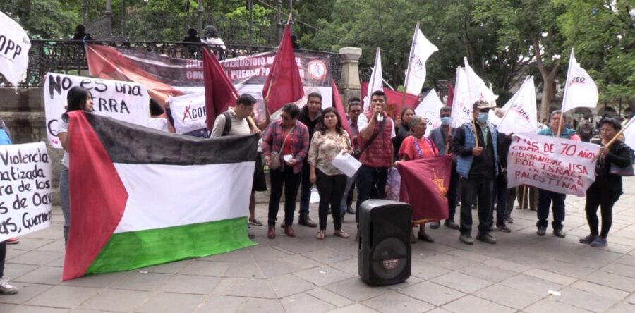 Organizaciones sociales manifiestan su repudio a la guerra de ocupación y exterminio