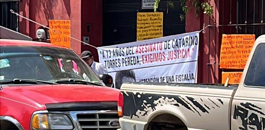 Exigen justicia para Catarino Torres Pereda