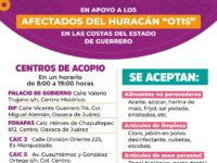 Instruye Gobernador Salomón Jara a su gabinete sumarse a tareas de apoyo en el estado de Guerrero