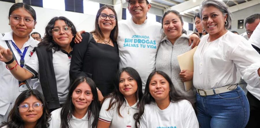 Encabeza Salomón Jara las Jornadas “Sin drogas salvas tu vida”