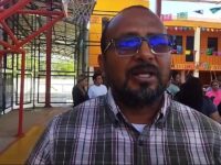 Protestan por obra de pavimentación en Montoya