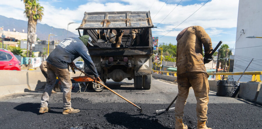 Intensifica gobierno municipal de la capital, trabajos de repavimentación y bacheo