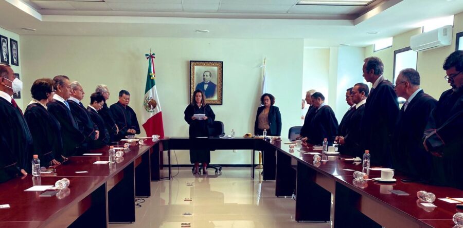 Berenice Jiménez, asume Presidencia del Poder Judicial de Oaxaca; “en este proyecto hay cabida para todas las voces”. Ofrece autonomía e independencia