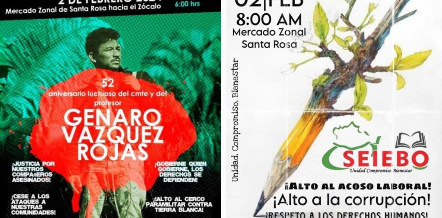 Dos marchas para el día de mañana en Santa Rosa Panzacola